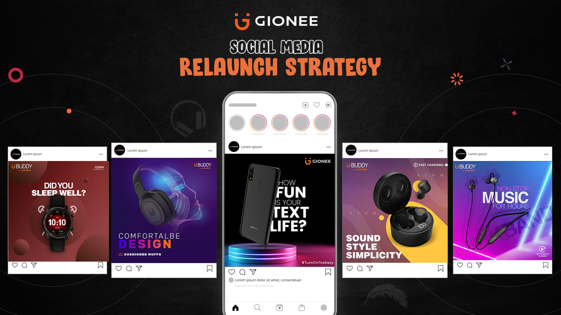 Social Media Portfolio Gionee