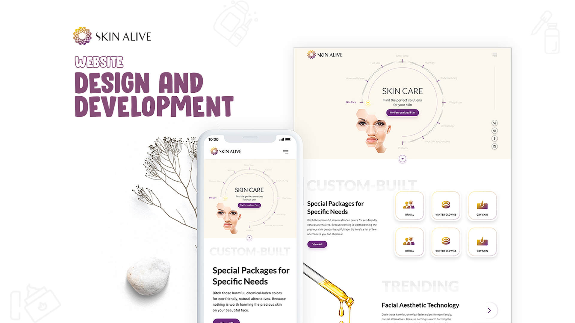 Website Portfolio Skin Alive